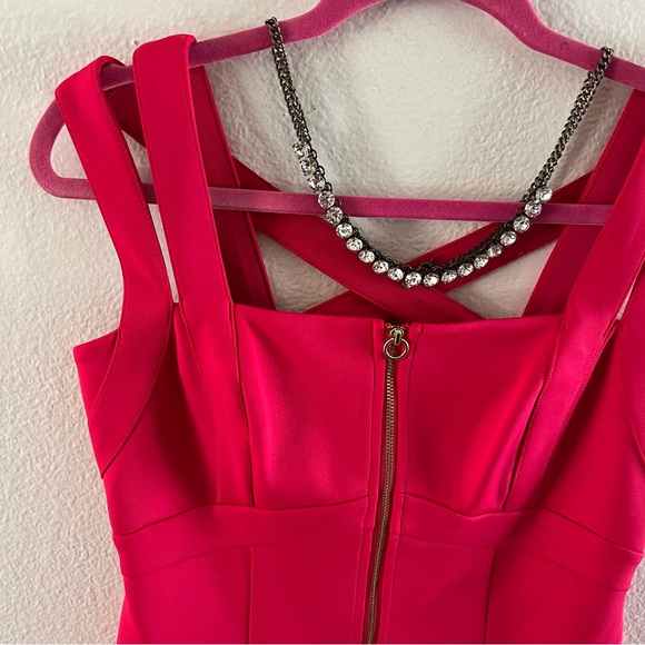 CALVIN KLEIN Pink Gold Sheath Dress - Picture 2 of 4